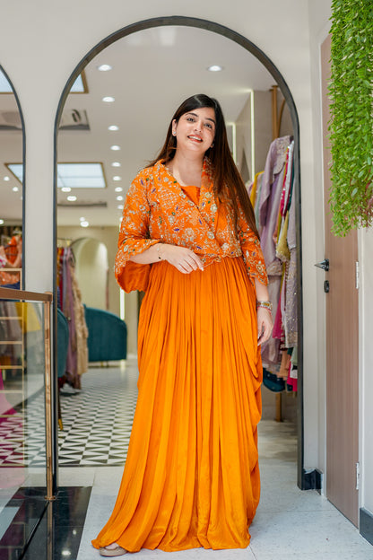 Yamika Embroidered Three Piece Set