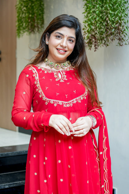 Chandni Embroidered Anarkali Suit