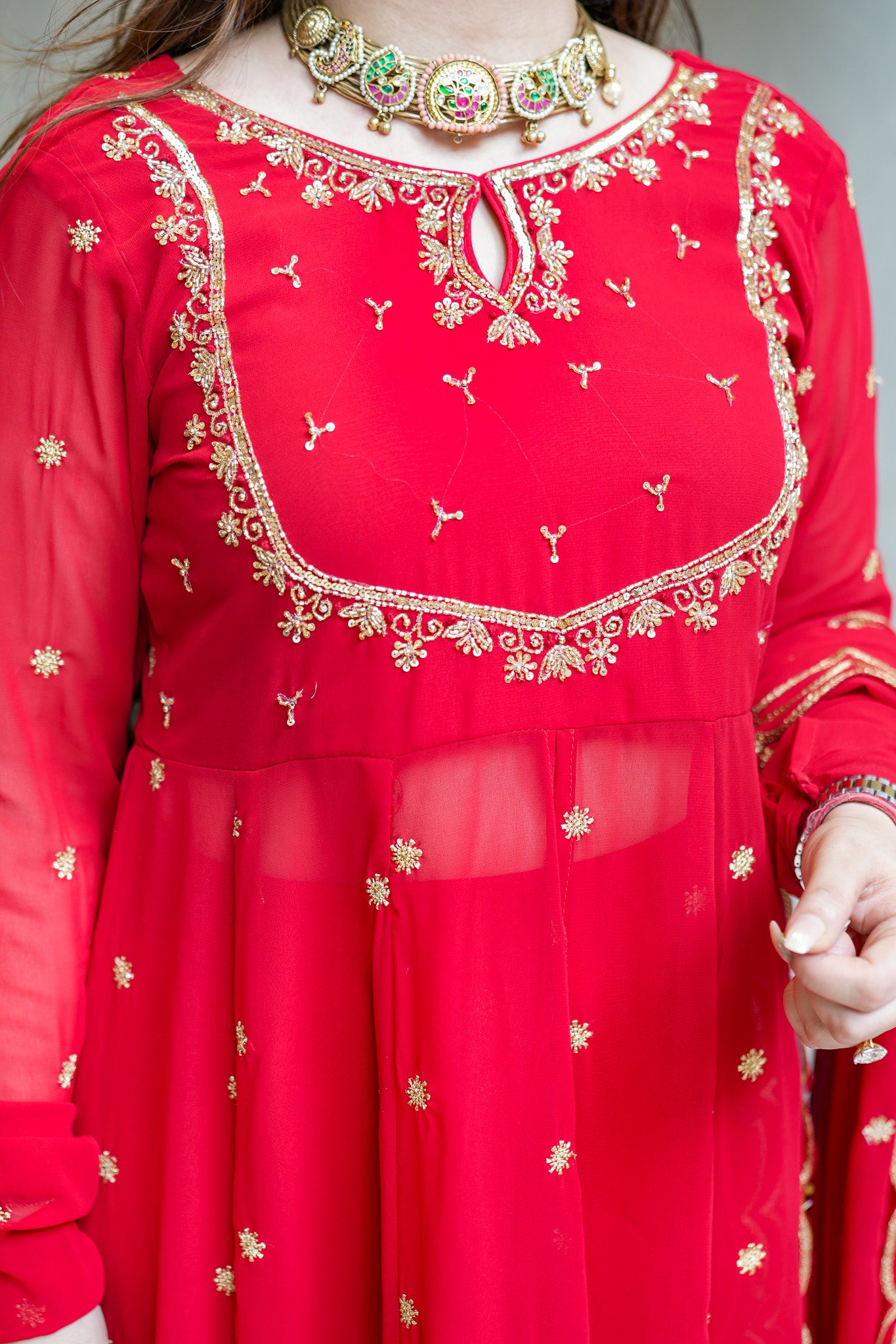 Chandni Embroidered Anarkali Suit