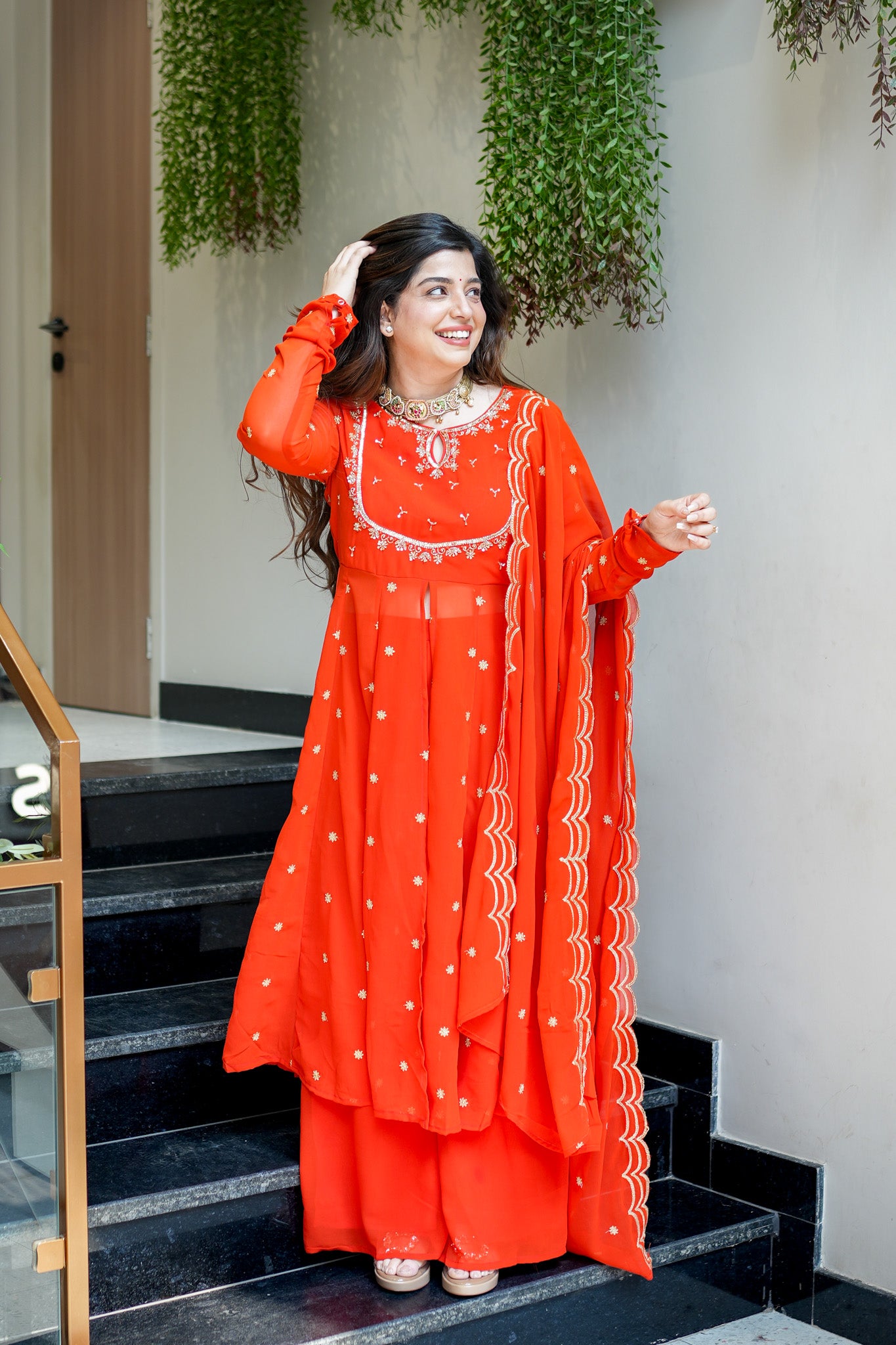 Chandni Embroidered Anarkali Suit