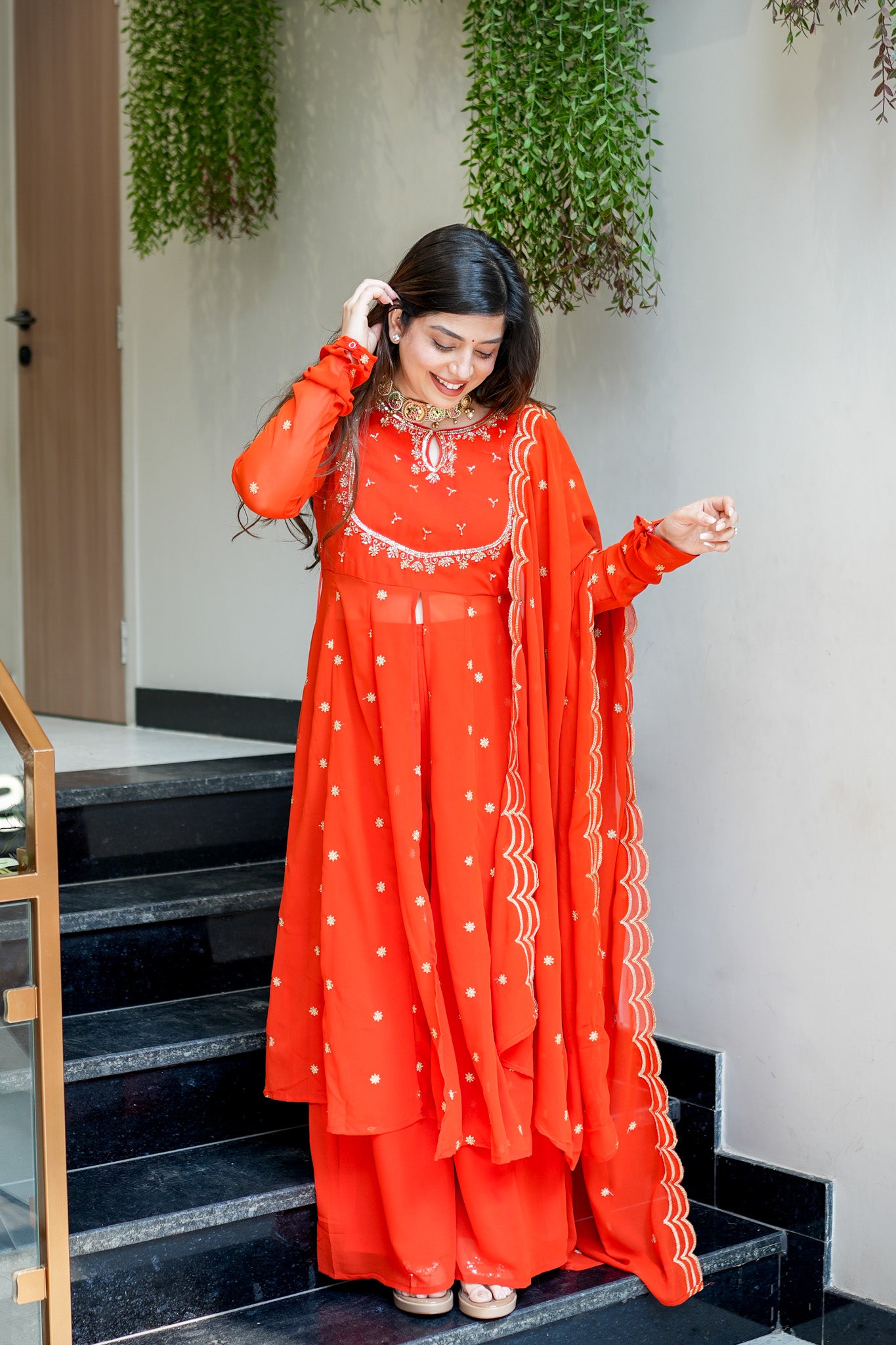 Chandni Embroidered Anarkali Suit