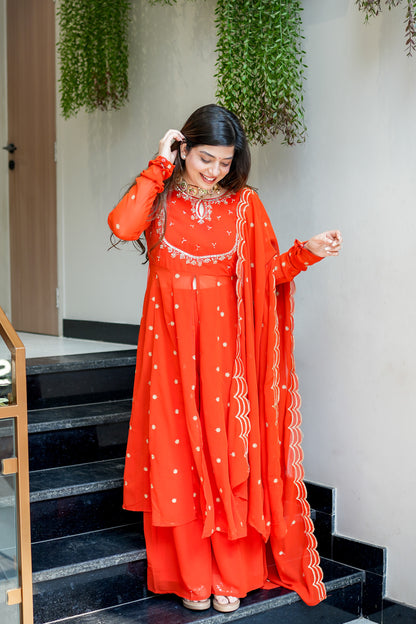 Chandni Embroidered Anarkali Suit