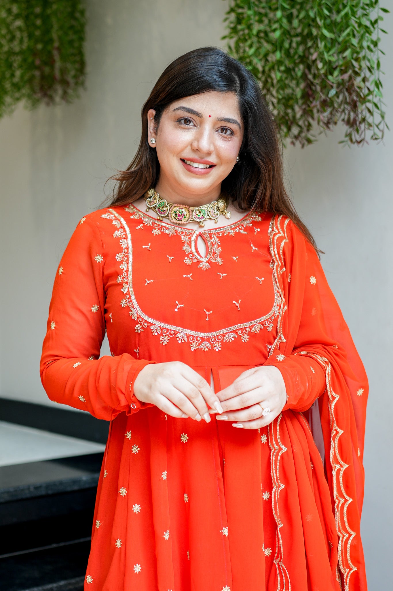 Chandni Embroidered Anarkali Suit