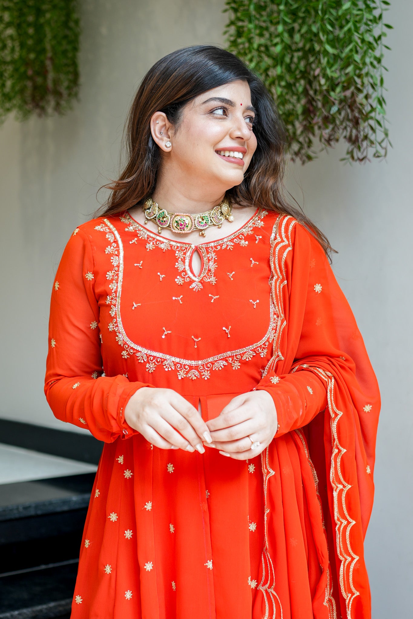 Chandni Embroidered Anarkali Suit