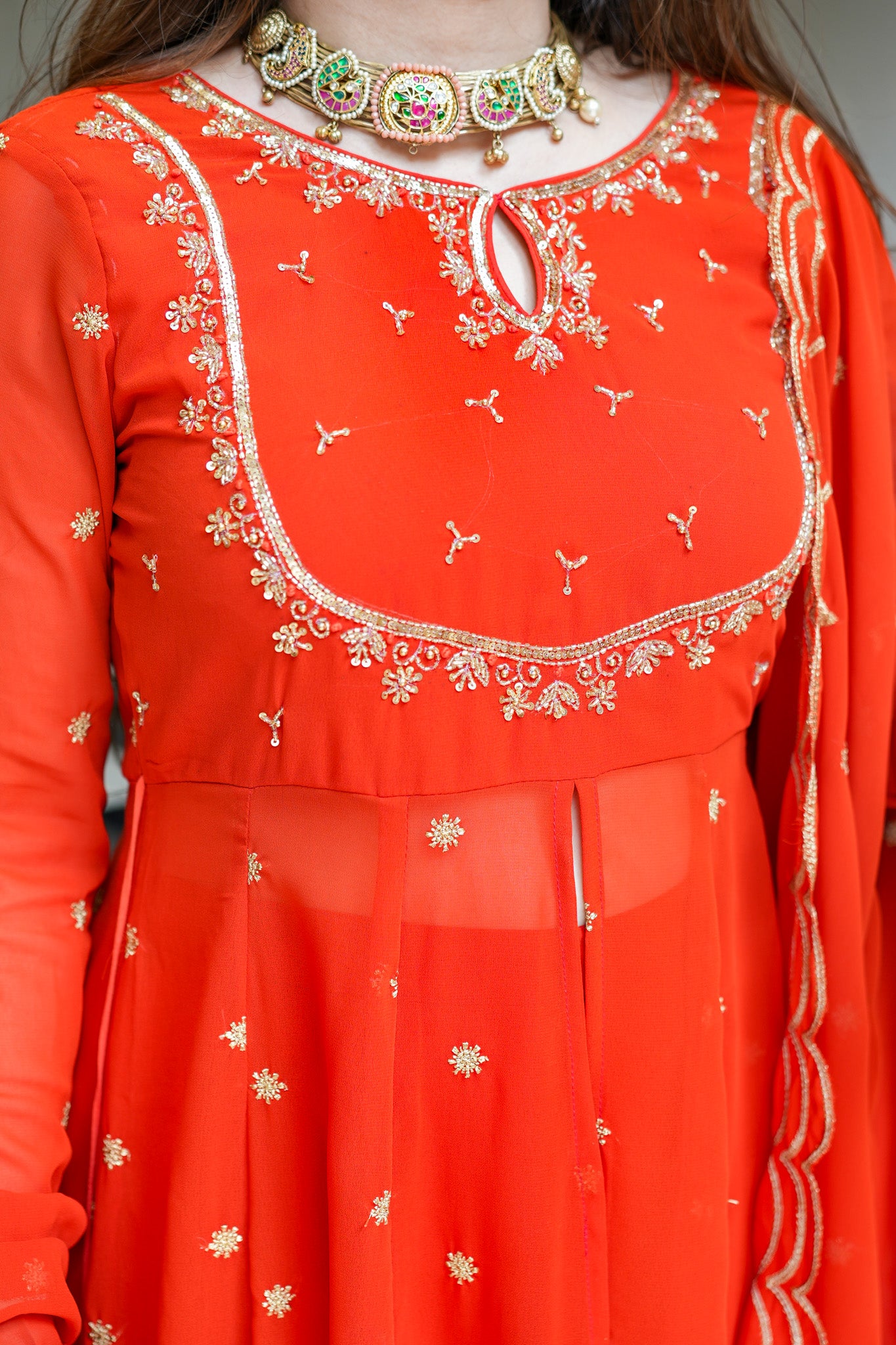 Chandni Embroidered Anarkali Suit