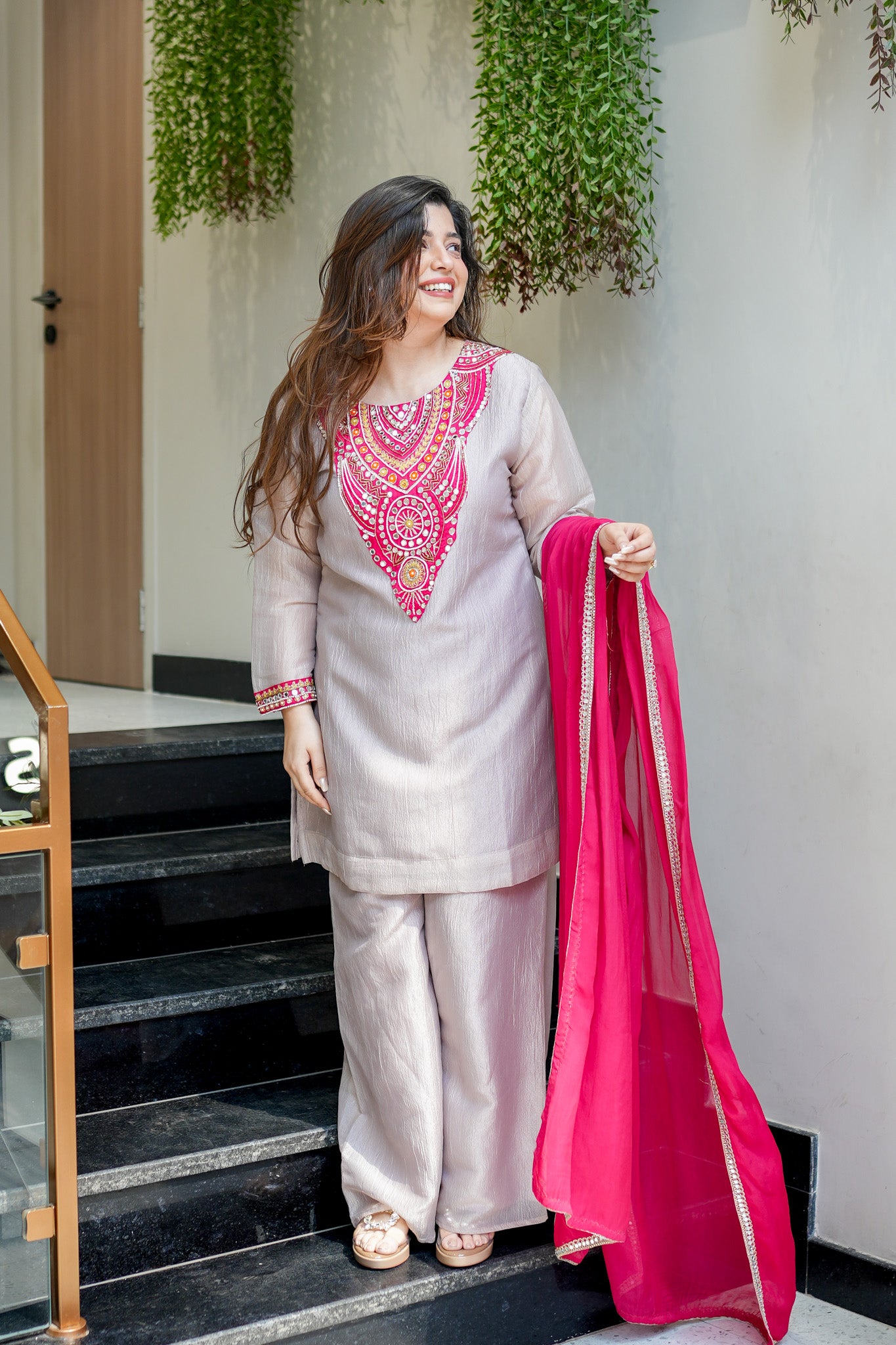 Nafiza Embroidered Suit Set