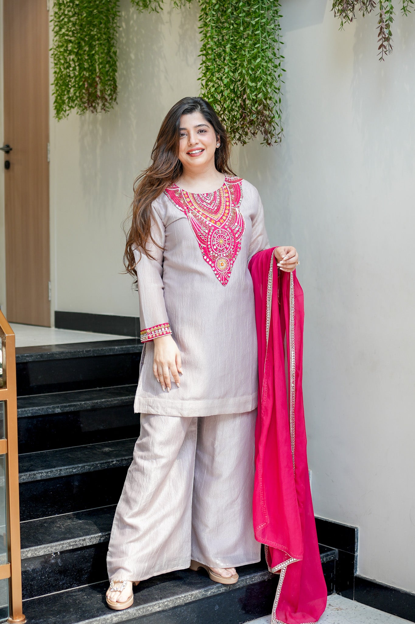 Nafiza Embroidered Suit Set