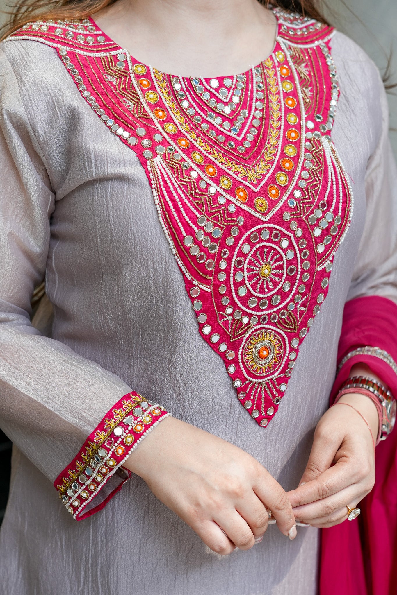 Nafiza Embroidered Suit Set