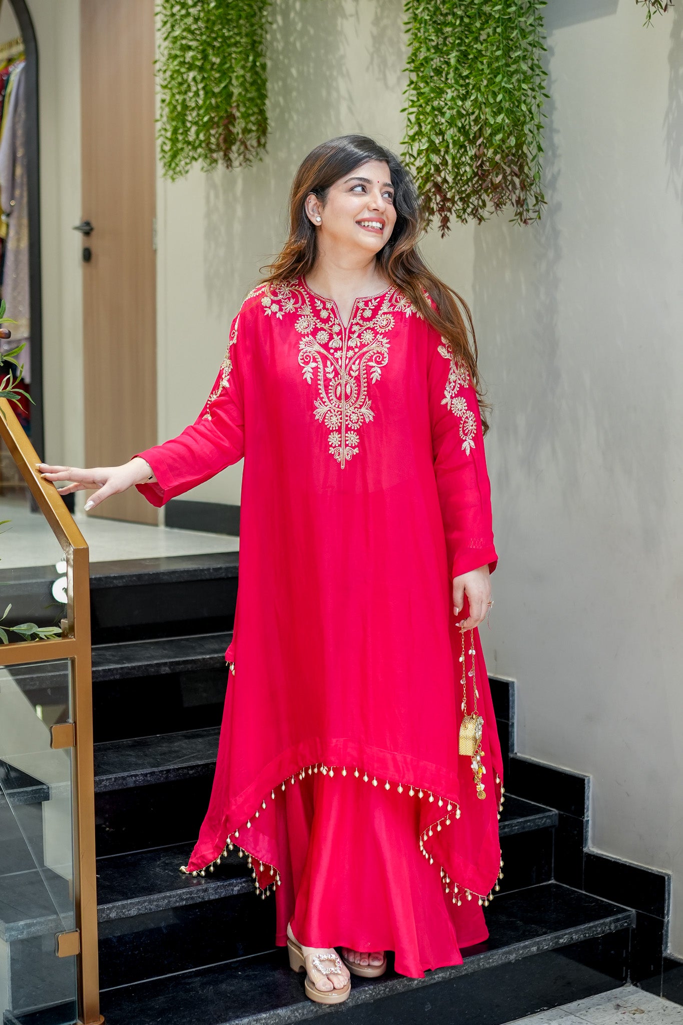 Zerina Embroidered Co ord Set