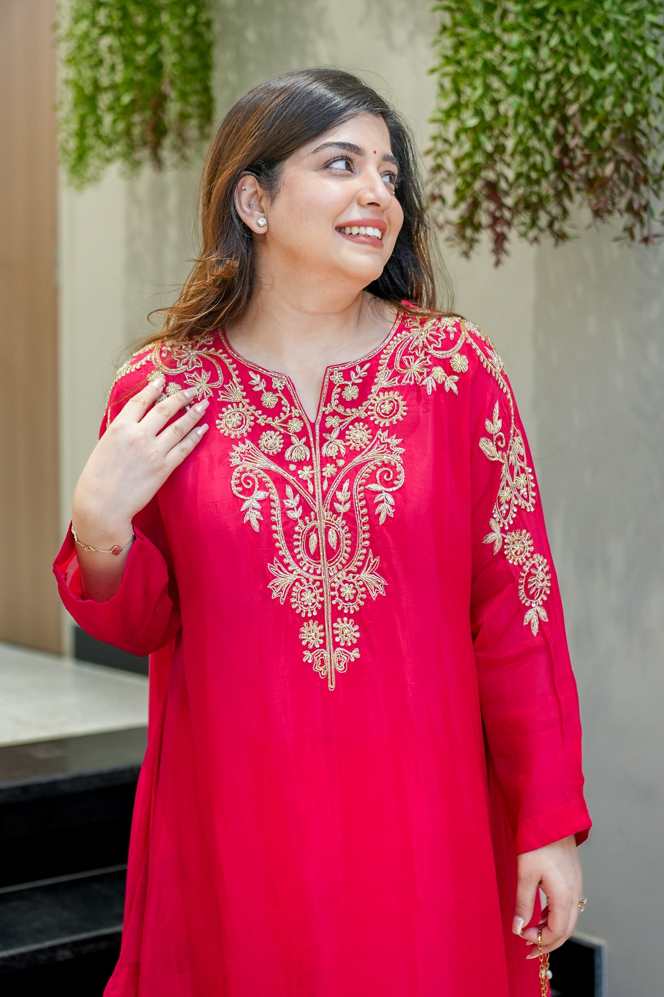 Zerina Embroidered Co ord Set