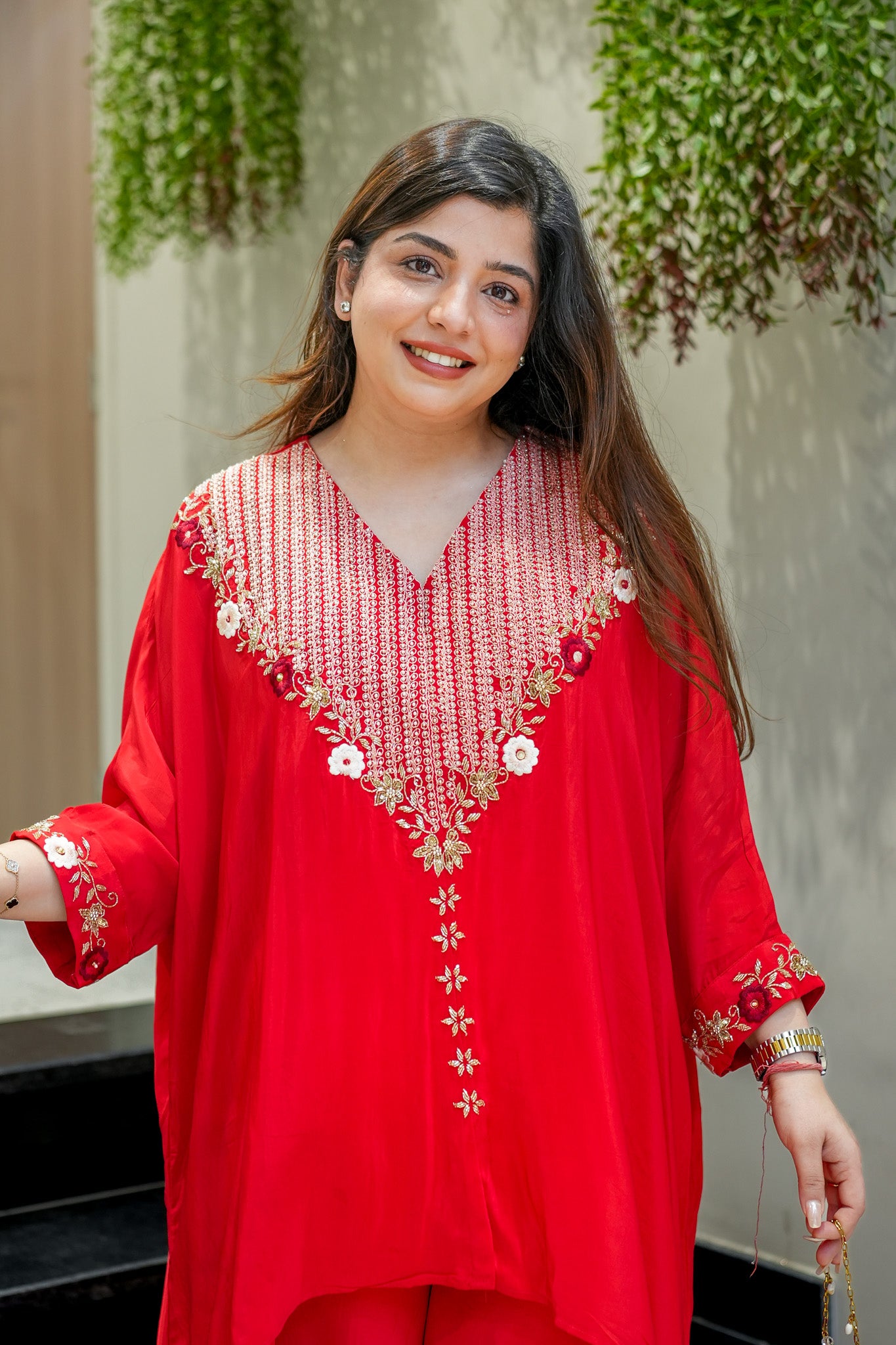 Zivya Embroidered Co ord Set