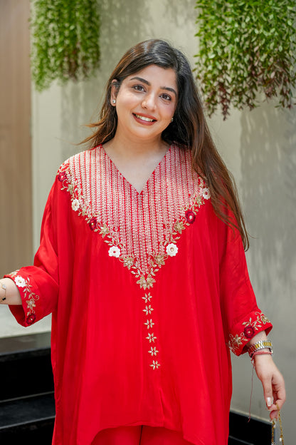Zivya Embroidered Co ord Set
