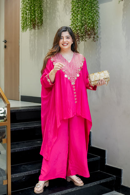 Zivya Embroidered Co ord Set