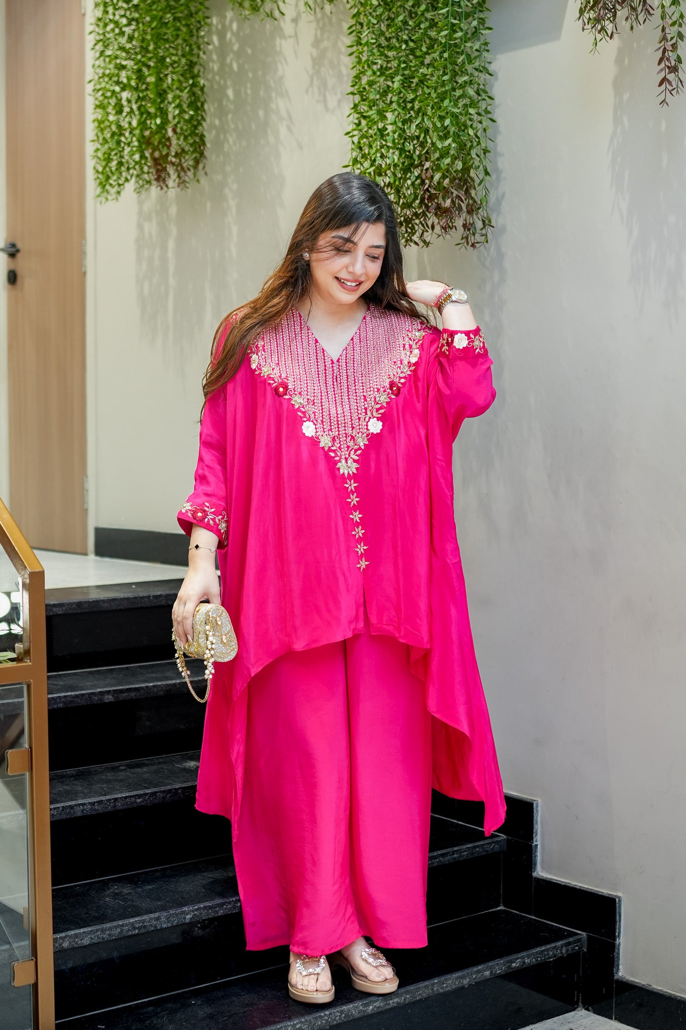 Zivya Embroidered Co ord Set