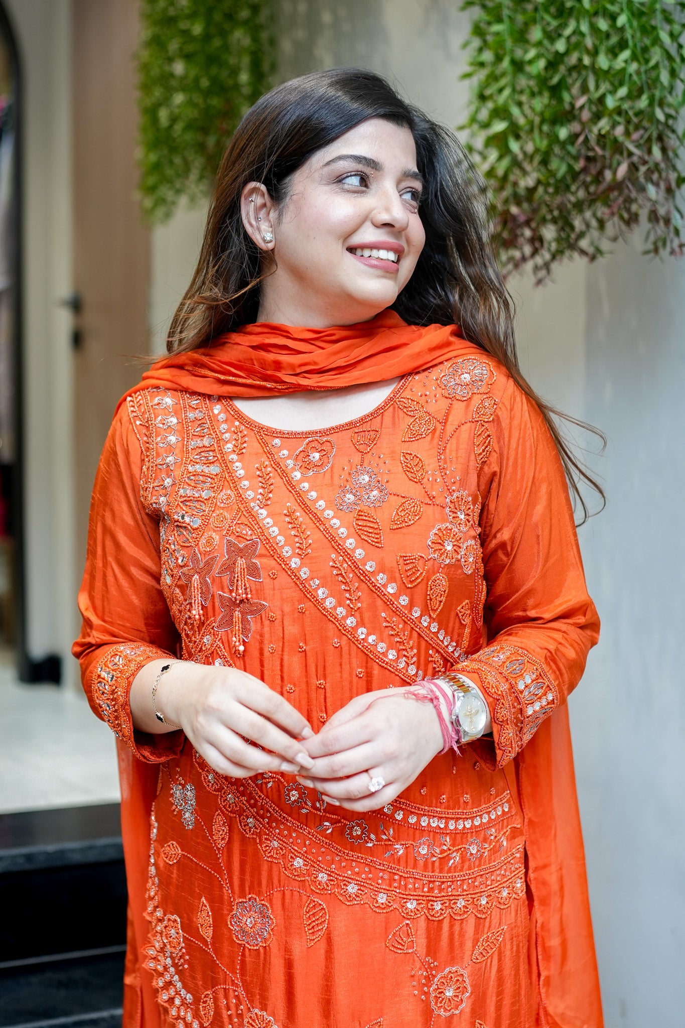Neyara Embroidered Upside Down Suit Set