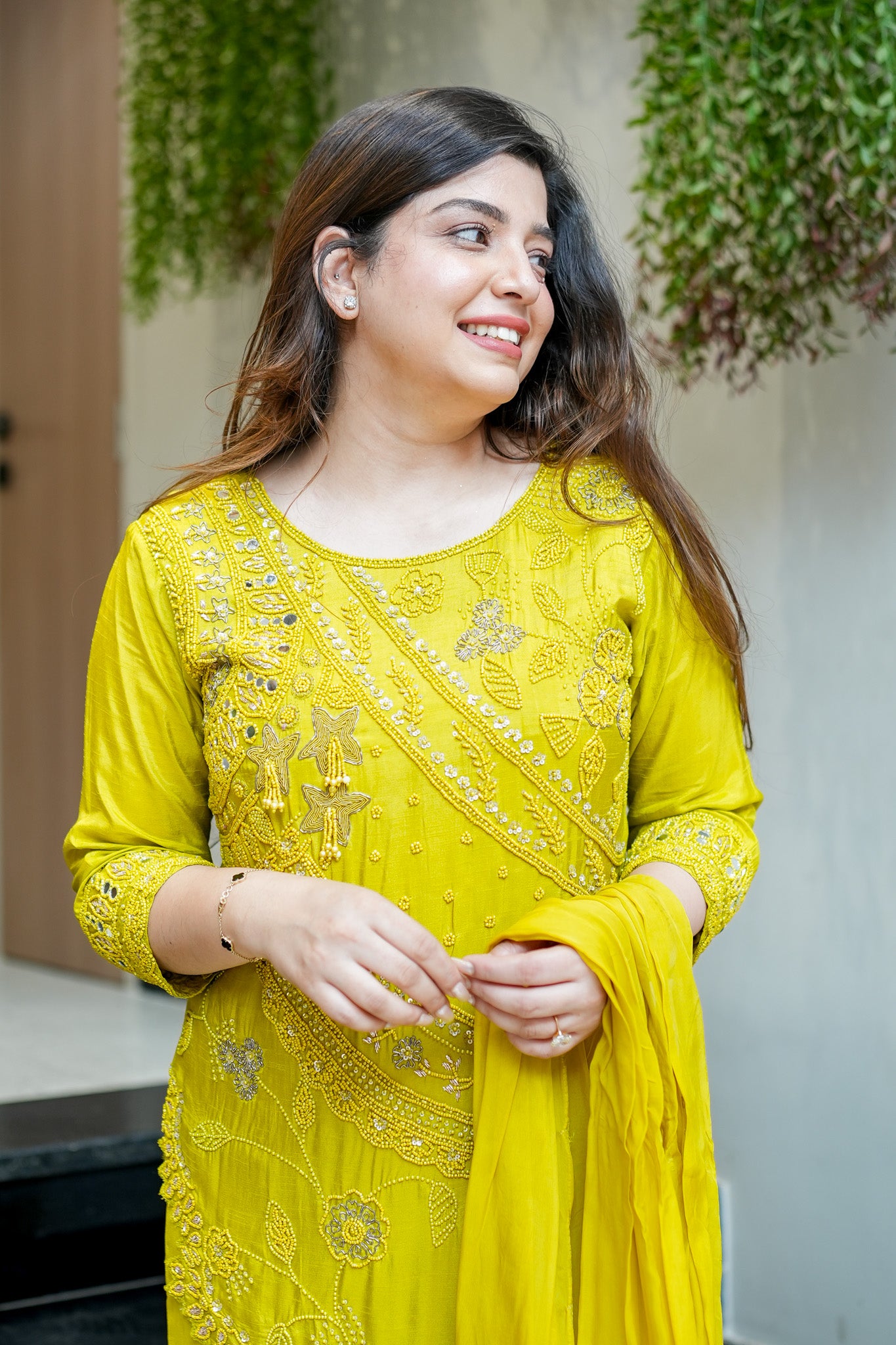 Neyara Embroidered Upside Down Suit Set