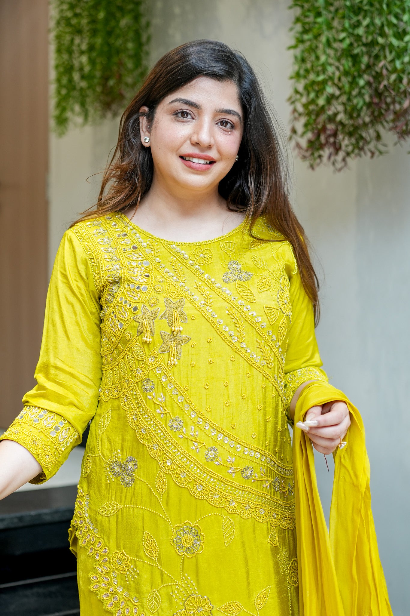 Neyara Embroidered Upside Down Suit Set