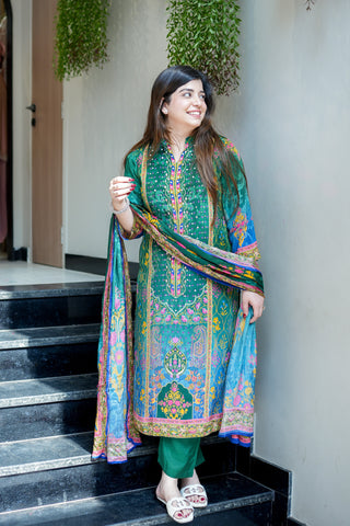 Anvaya Digital Print Suit Set