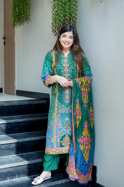 Anvaya Digital Print Suit Set