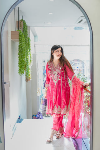 Neeva Embroidered Suit Set