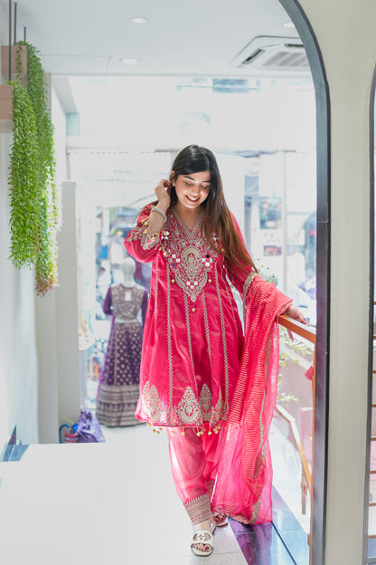 Neeva Embroidered Suit Set