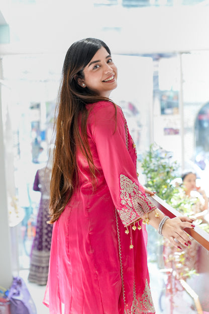 Neeva Embroidered Suit Set