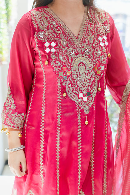 Neeva Embroidered Suit Set