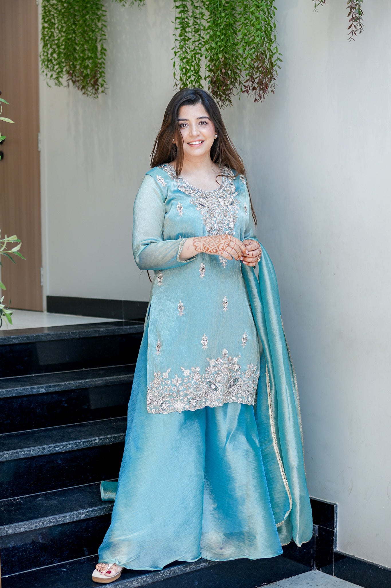 Urmi Embroidered Garara Suit Set