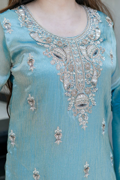Urmi Embroidered Garara Suit Set