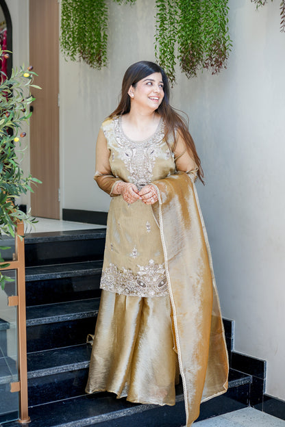 Urmi Embroidered Garara Suit Set