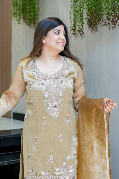 Urmi Embroidered Garara Suit Set