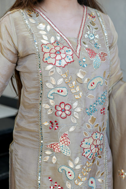 Arisha Gotta Detailing Suit Set
