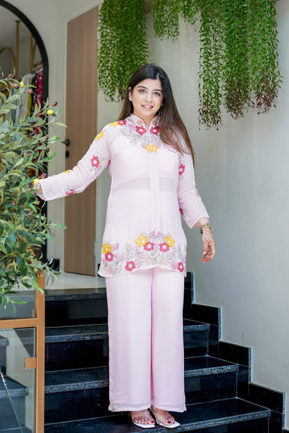 Mahika Floral Detailing Three Piece Set
