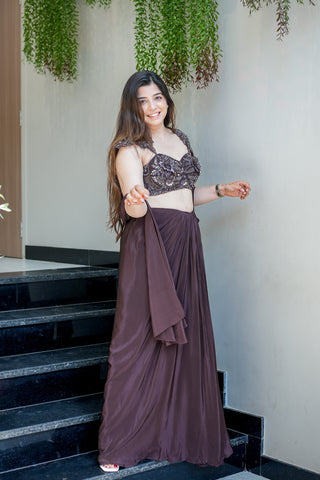 Padmika Hand Embroidered Indo Western