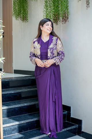 Lavika Embroidered Three Piece Set