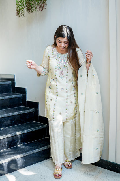 Suhira Embroidered Suit Set