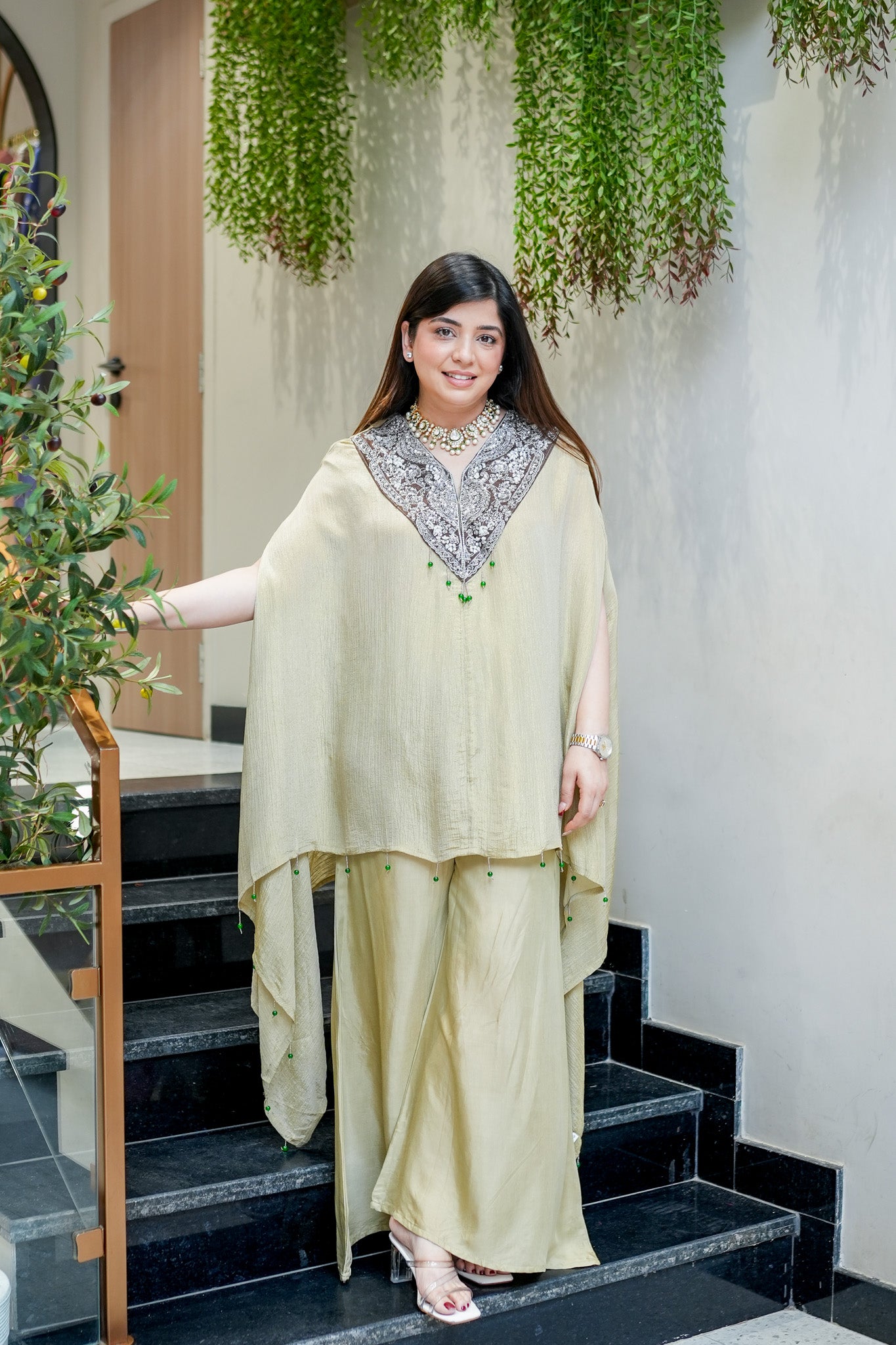 Luvika Embroidered Co ord Set