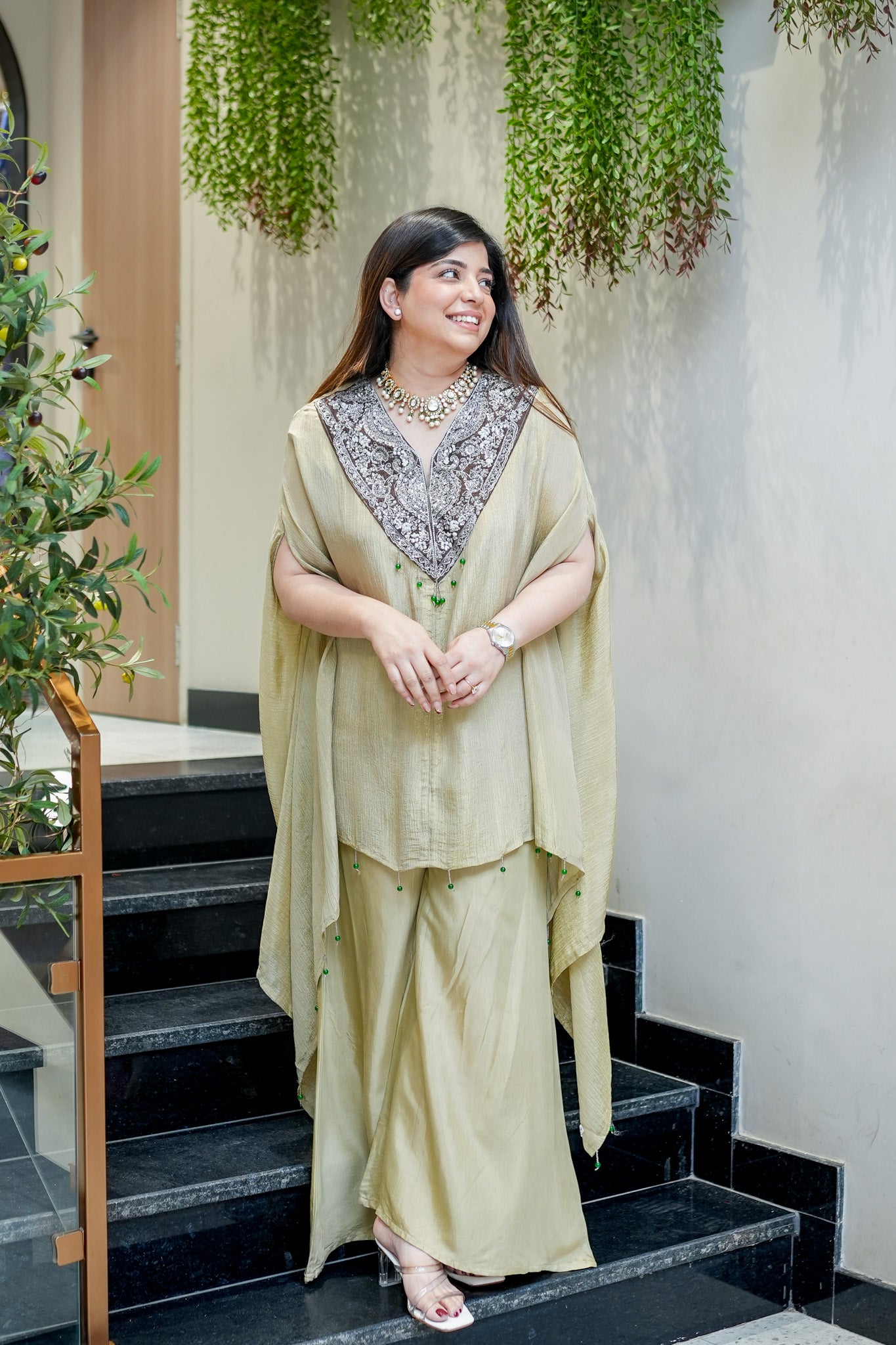 Luvika Embroidered Co ord Set