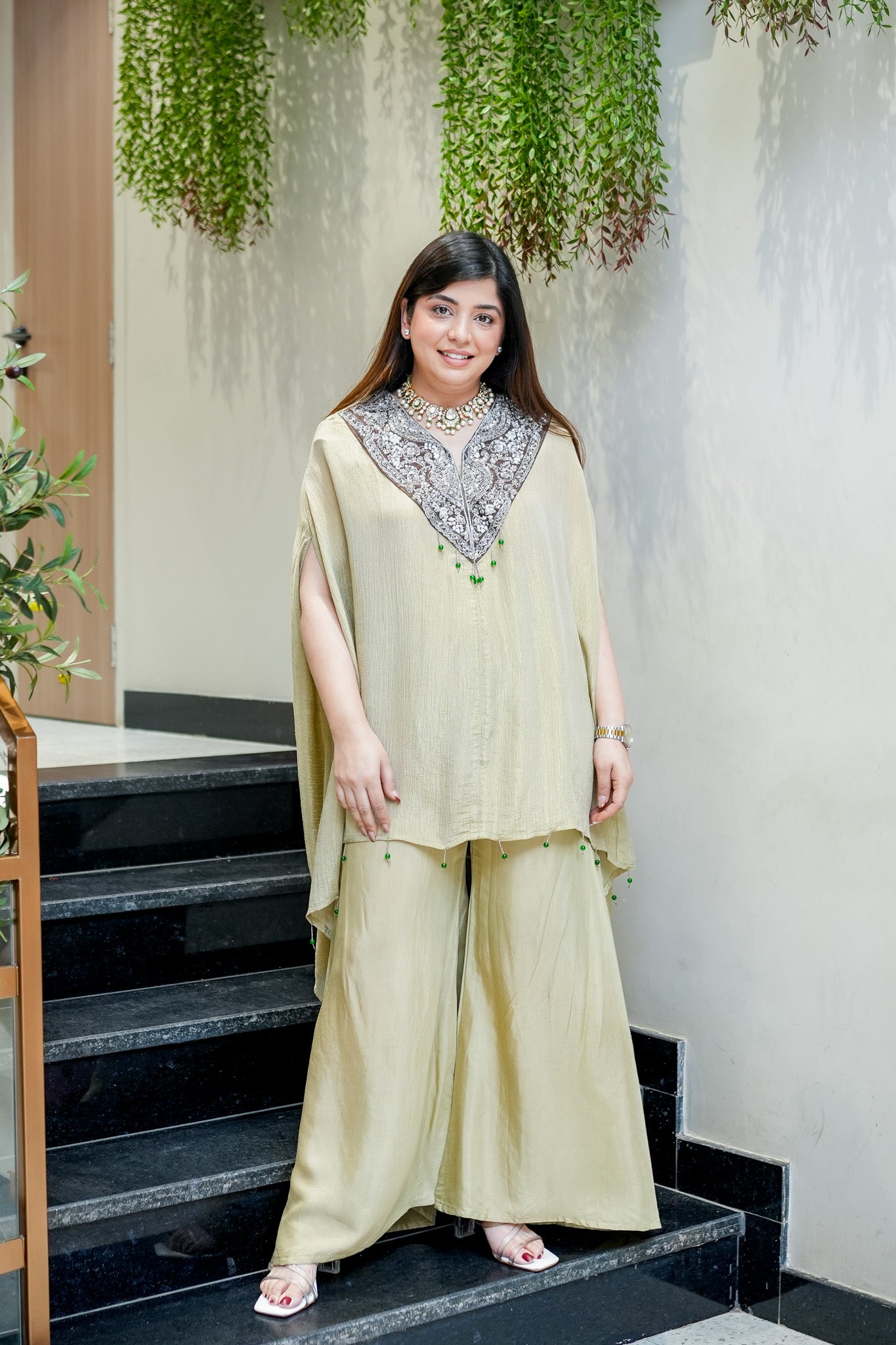 Luvika Embroidered Co ord Set