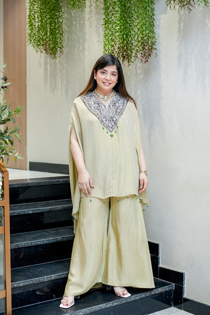 Luvika Embroidered Co ord Set