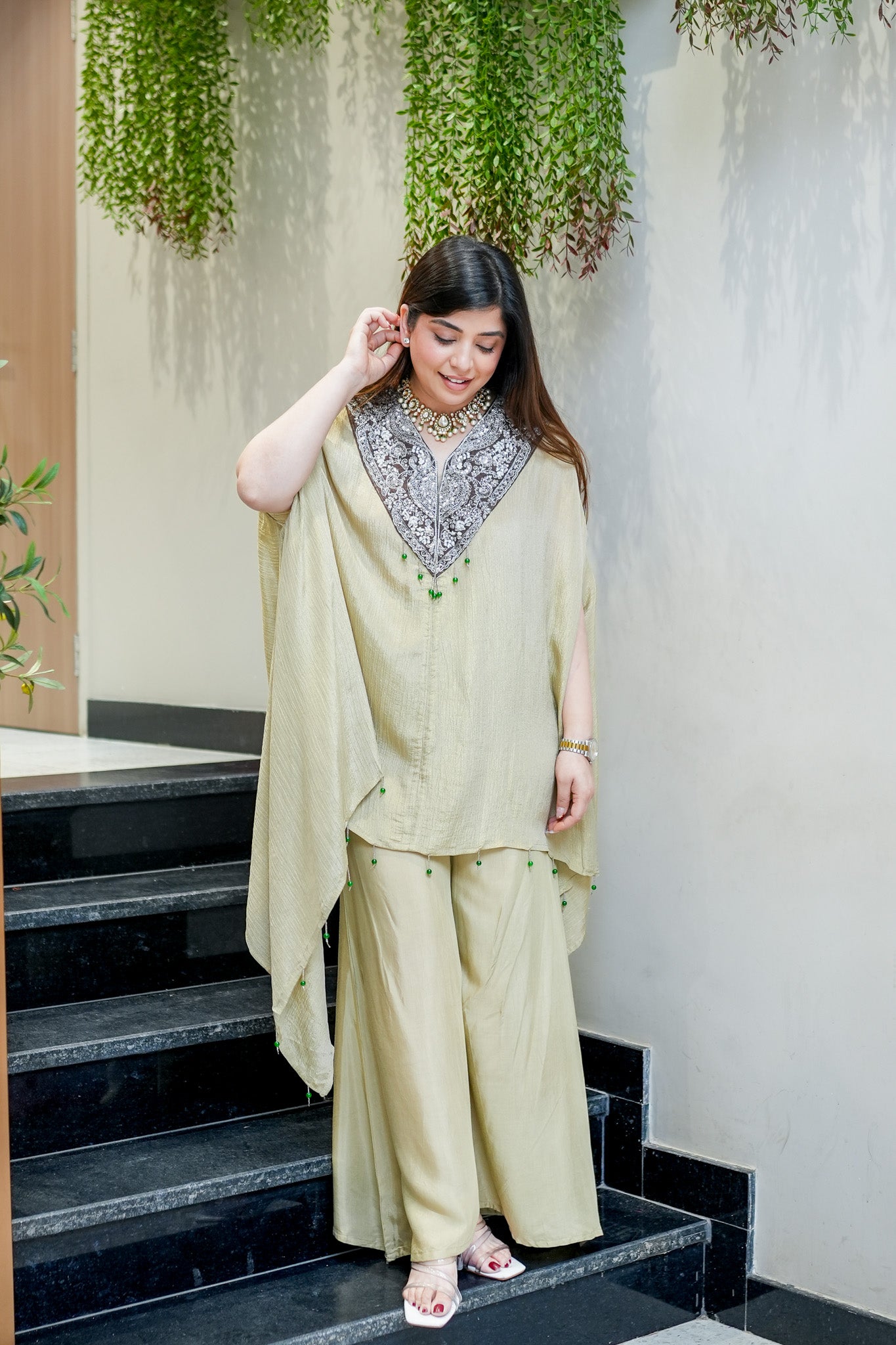 Luvika Embroidered Co ord Set