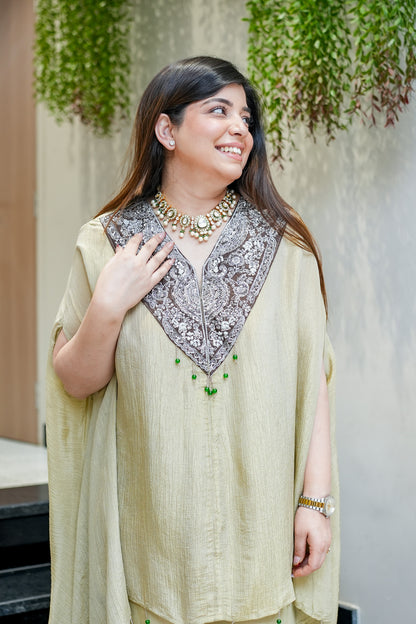 Luvika Embroidered Co ord Set