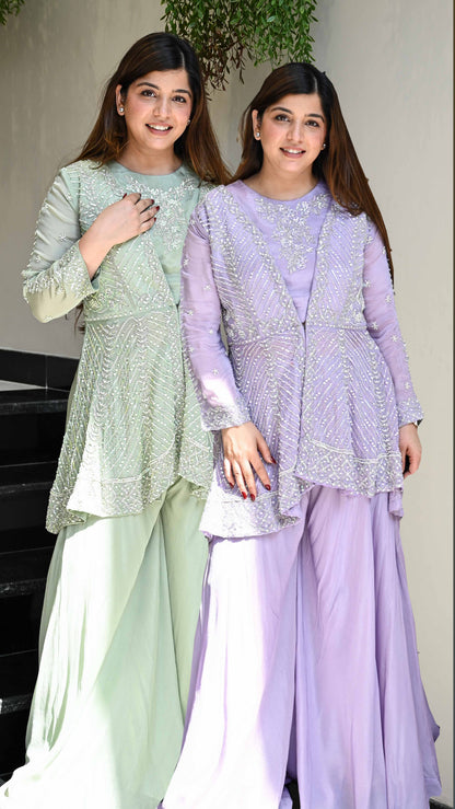 Giva Embroidered Three Piece Set