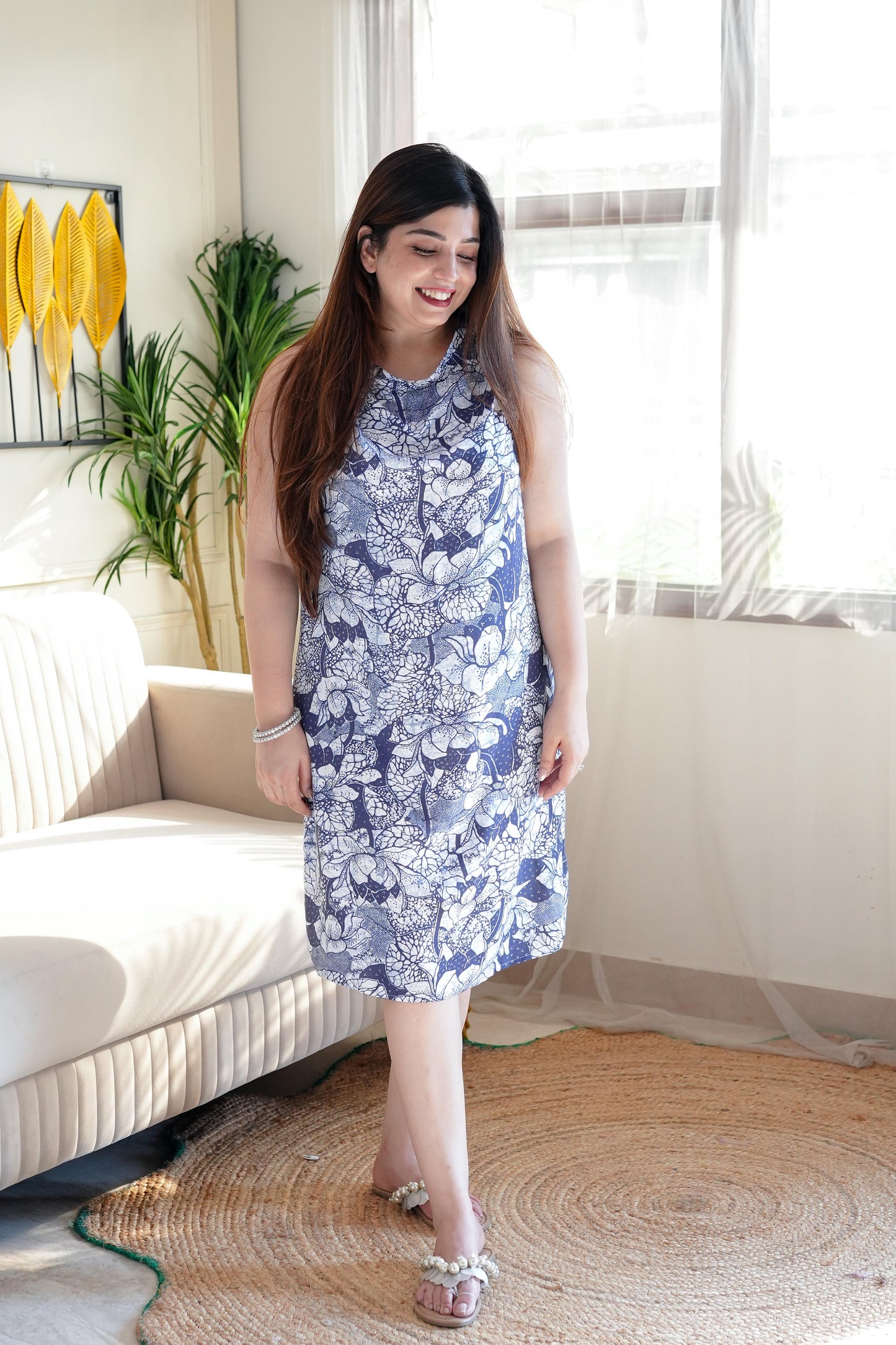 Anaira Floral Printed Dress