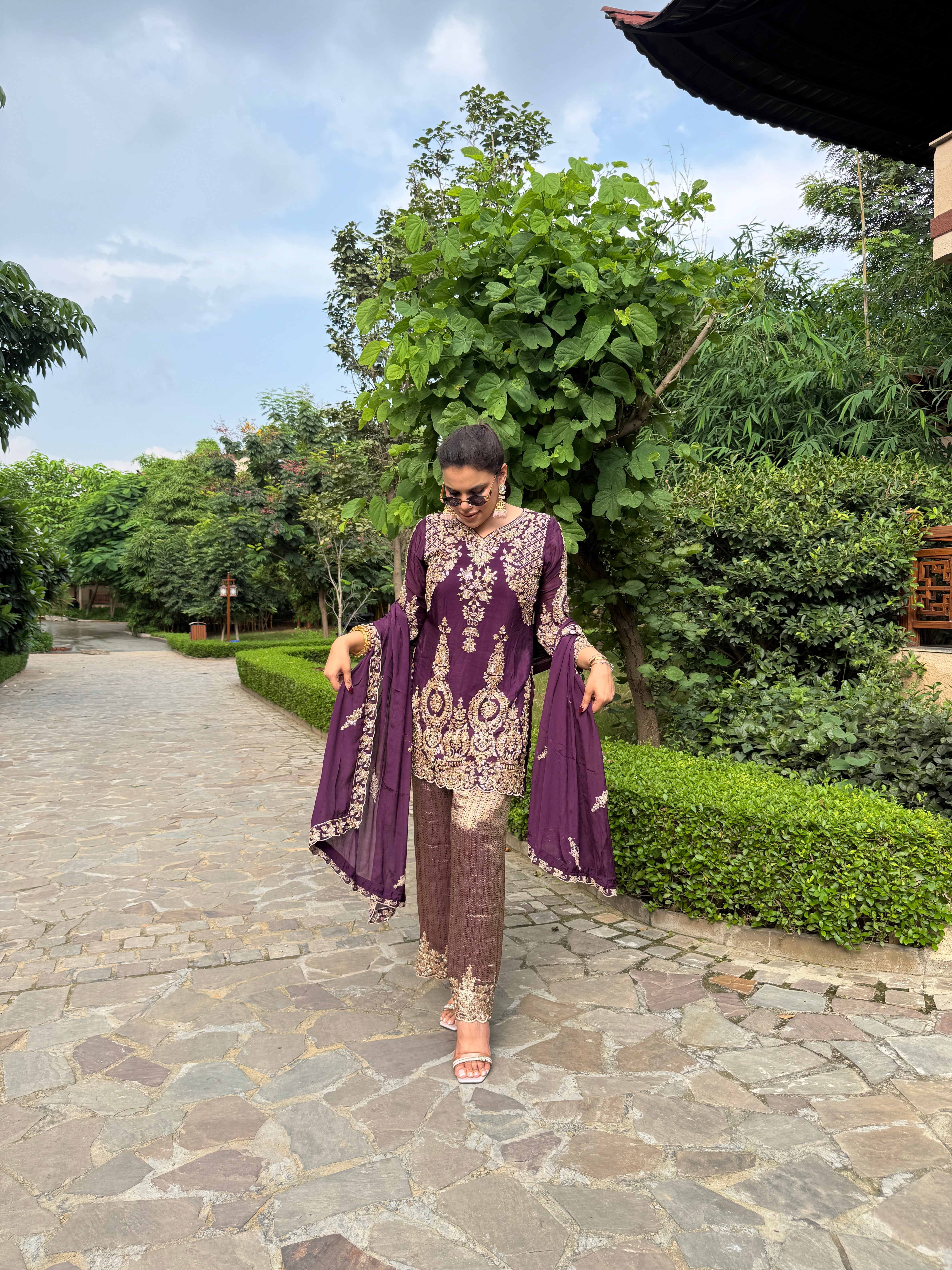 Seerat Embroidered Suit Set
