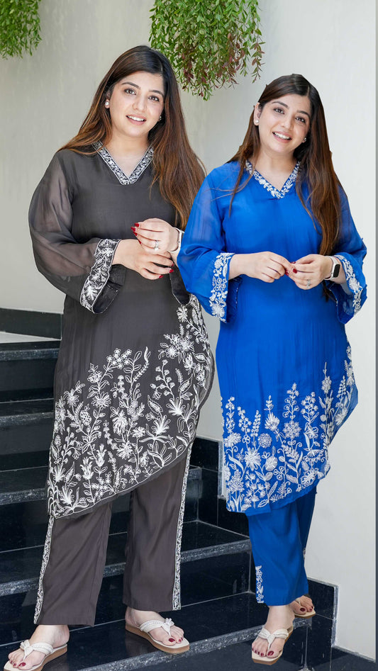 Keerat Embroidred Plazo Set