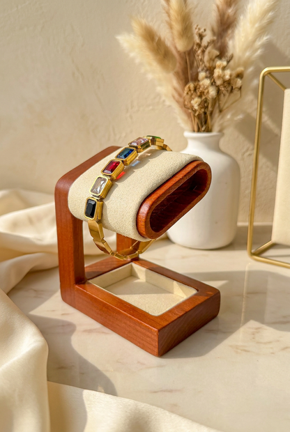 Gemstone Multi-coloured Bracelet