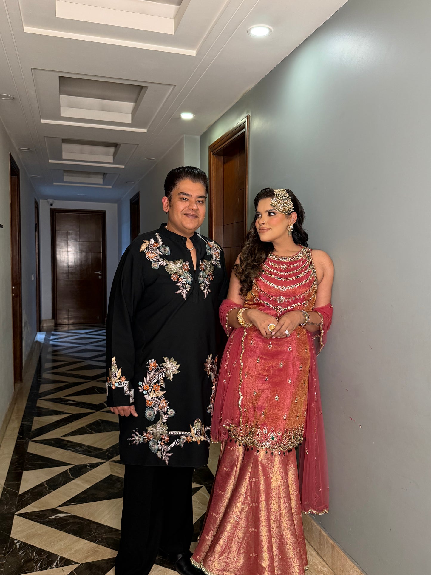 Jihana Embellished Sharara Suit Set