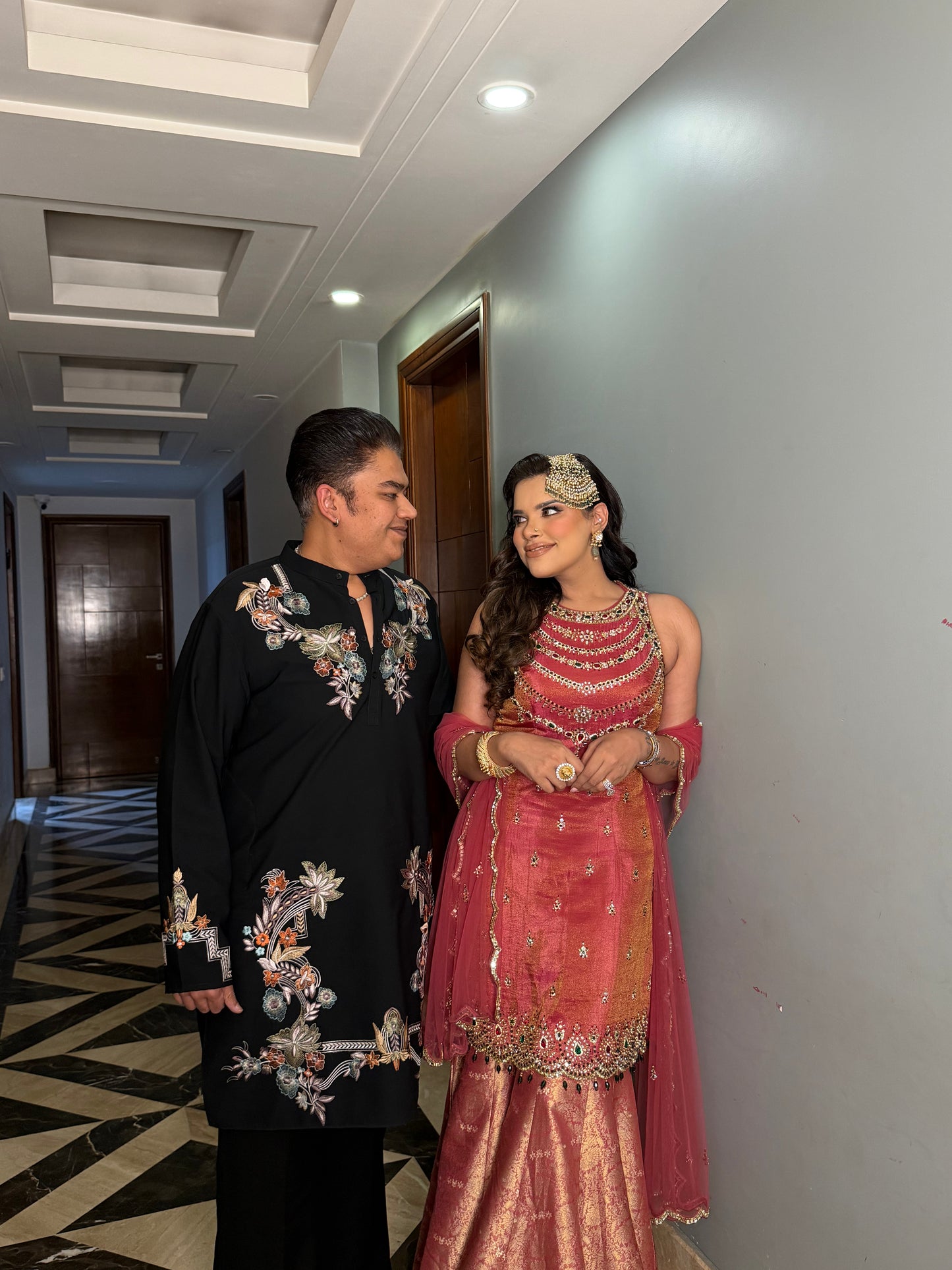 Jihana Embellished Sharara Suit Set