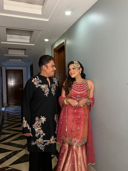 Jihana Embellished Sharara Suit Set